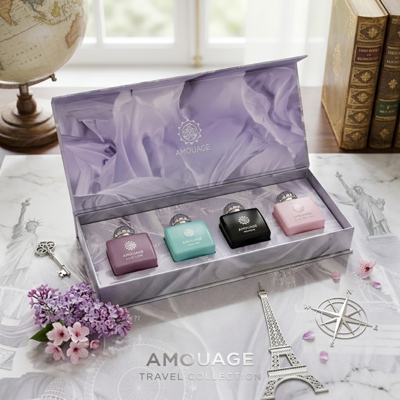 AMOUAGE Perfume Gift Set Unise - The Collection Perfume Fragrance review and price
