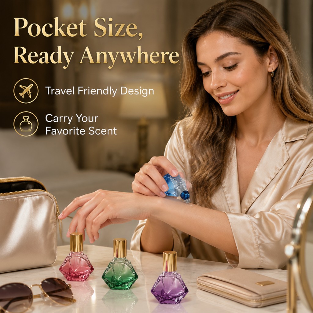 7ml Empty Diamond-Shaped Color - Perfume Fragrance Story review and price