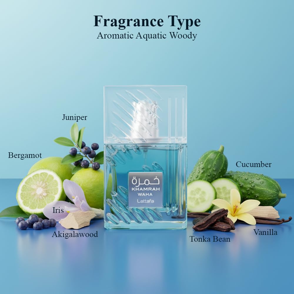 Lattafa Khamrah Waha Unisex ED - Oud Perfume Spray review and price