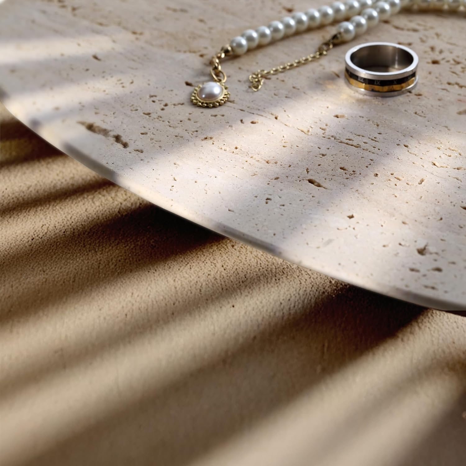 Travertine Vanity Tray for Bat - Perfume Fragrance House review and price